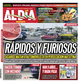 Cover of Periodico Al Dia (Irapuato)