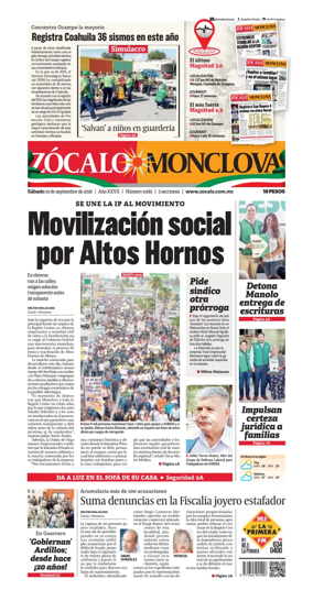 Cover of Zocalo Monclova