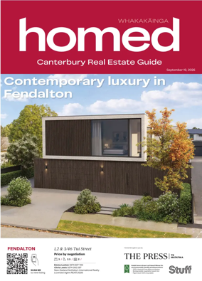 Cover of Homed Canterbury Region