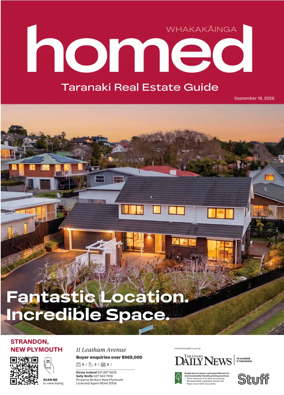 Cover of Homed Taranaki Daily News