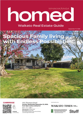 Cover of Homed Waikato Region