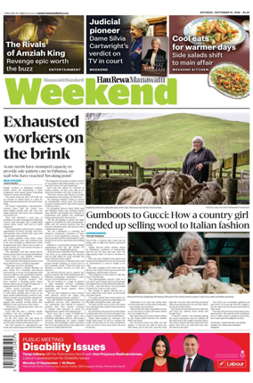 Cover of Manawatu Standard