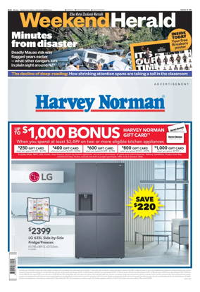 Cover of Weekend Herald