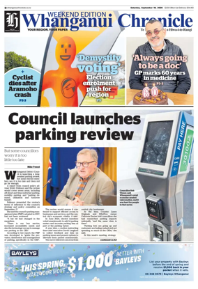Cover of Whanganui Chronicle