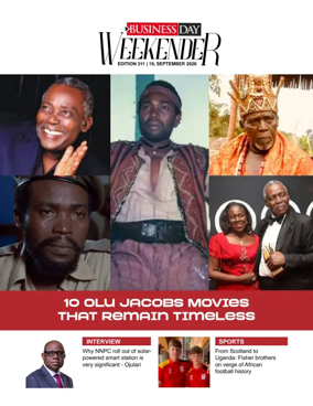 Cover of Business Day (Nigeria)