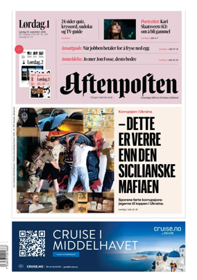 Cover of Aftenposten