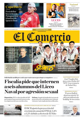 Cover of Diario El Comercio