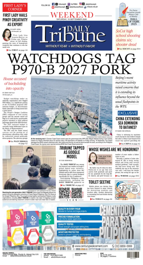 Cover of Daily Tribune (Philippines)