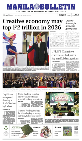 Cover of Manila Bulletin
