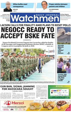 Cover of Watchmen Daily Journal