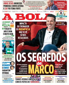 Cover of A BOLA (Portuguese)