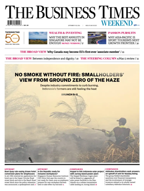 Cover of The Business Times