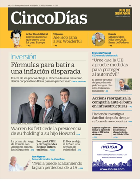 Cover of Cinco Dias