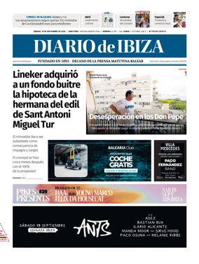 Cover of Diario de Ibiza