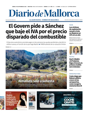 Cover of Diario de Mallorca