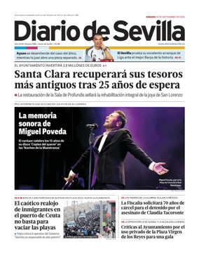 Cover of Diario de Sevilla