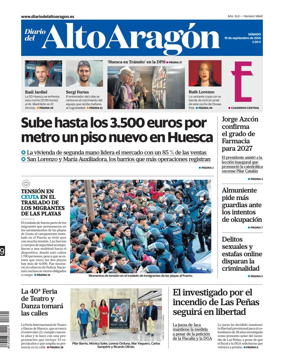 Cover of Diario del Alto Aragon