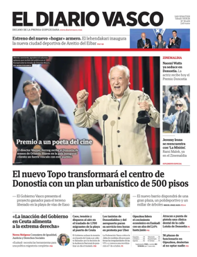 Cover of Diario Vasco (Bajo Deba)