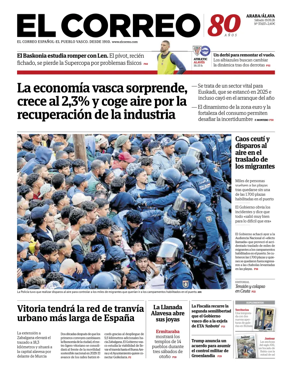 Cover of EL Correo (Alava)