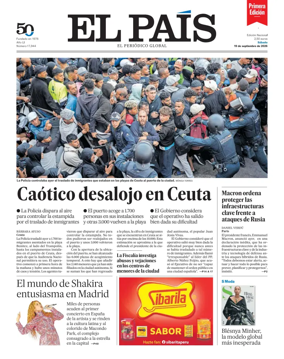 Cover of EL PAIS primera edicion