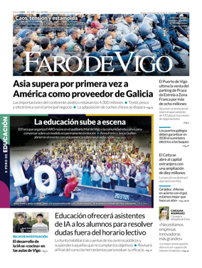 Cover of Faro de Vigo (Pontevedra)