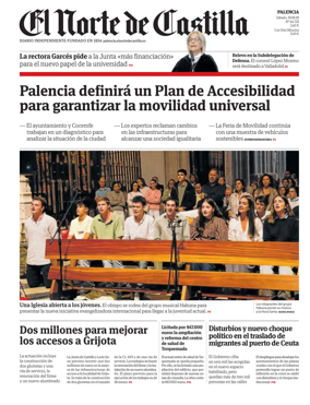 Cover of Norte de Castilla (Palencia)
