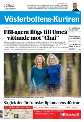 Cover of Vasterbottens-Kuriren