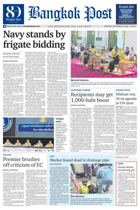 Cover of Bangkok Post