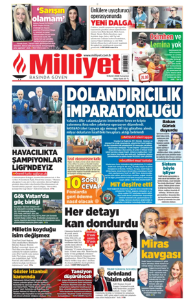 Cover of Milliyet