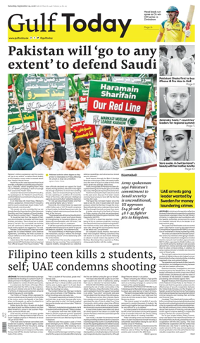Cover of Gulf Today