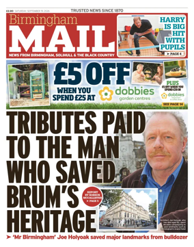 Cover of Birmingham Mail