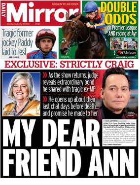 Cover of Daily Mirror (Northern Ireland)