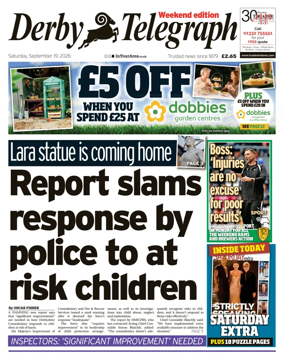 Cover of Derby Telegraph