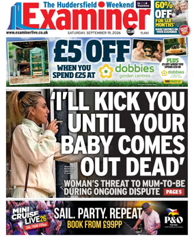 Cover of Huddersfield Daily Examiner