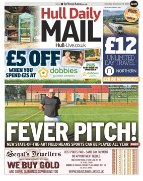 Cover of Hull Daily Mail