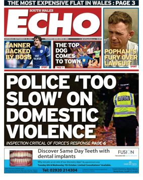 Cover of South Wales Echo
