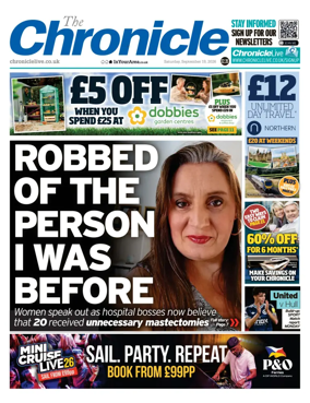 Cover of The Chronicle (South Tyneside and Durham)