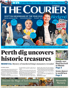 Cover of The Courier & Advertiser (Perth and Perthshire Edition)