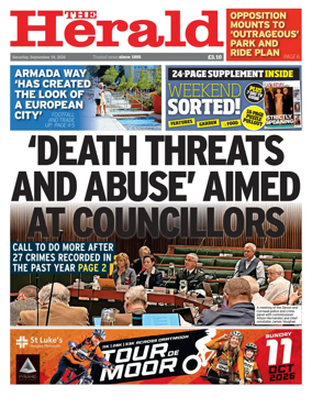 Cover of The Plymouth Herald