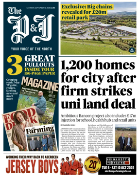 Cover of The Press and Journal (Aberdeen and Aberdeenshire)