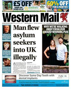 Cover of Western Mail