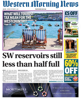 Cover of Western Morning News (Saturday)