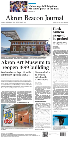 Cover of Akron Beacon Journal