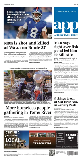 Cover of Asbury Park Press
