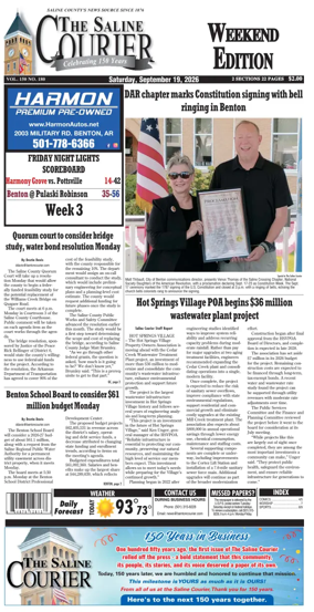 Cover of The Saline Courier Weekend