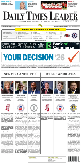 Cover of Daily Times Leader