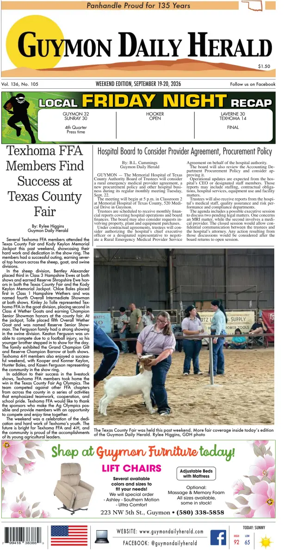 Cover of Guymon Daily Herald
