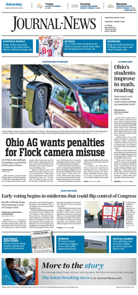 Cover of Hamilton Journal News