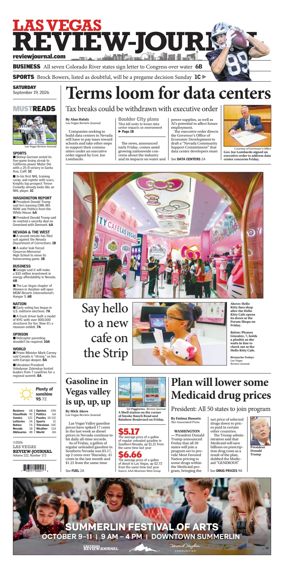 Cover of Las Vegas Review-Journal