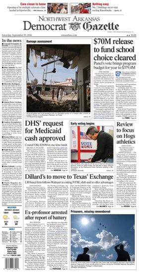 Cover of Northwest Arkansas Democrat-Gazette